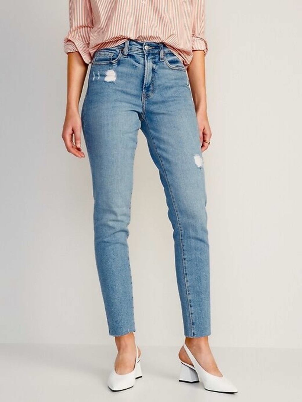Old Navy O.G. Straight High-Rise Secret-Smooth Pockets Jeans